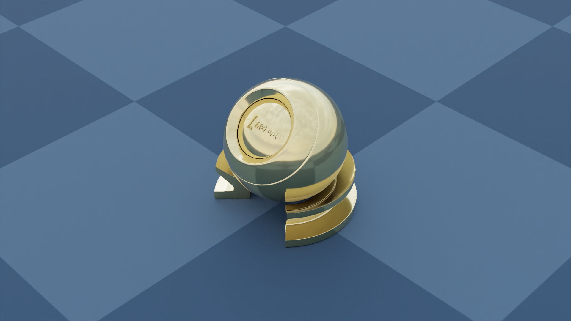Rendered output of